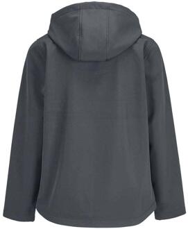 Sols Dames Race Hooded Soft Shell Jacket (Charcoal) Houtskool - L
