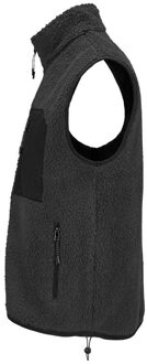Sols Fury Sherpa Body Warmer voor volwassenen (Koolstof/grijs/zwart) - 2XL