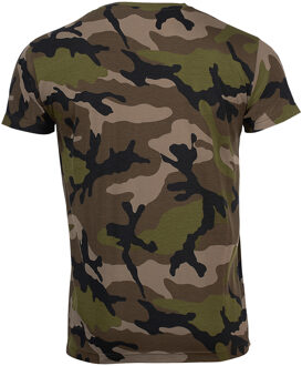 Sols Heren Camo T-Shirt met korte mouwen (Camouflage) - maat S
