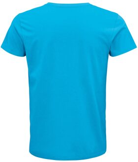 Sols Heren Crusader Organisch T-shirt (Aqua Blauw) - maat M