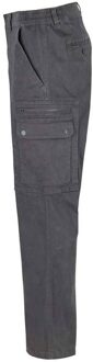 Sols Heren Docker Stretch Cargo Broek (Donkergrijs) - 40W/32L