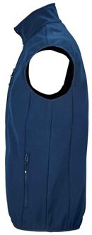 Sols Heren Falcon Softshell gerecyclede bodywarmer (Afgrond blauw) - 3XL