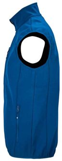 Sols Heren Falcon Softshell gerecyclede bodywarmer (Koningsblauw) - maat