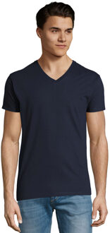 Sols Heren Imperial V Hals T-shirt (Franse marine) Navy - S