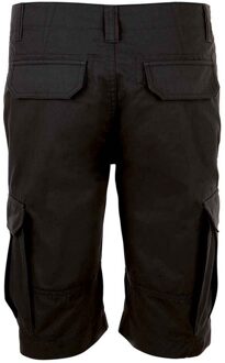 Sols Heren Jackson Cargo Shorts (Zwart) - 30 Kort