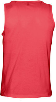 Sols Heren Justin Mouwloze Tank / Vest Top (Rood) - S