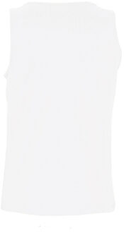 Sols Heren Justin Mouwloze Tank / Vest Top (Wit) - 3XL