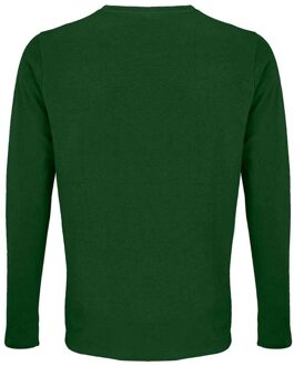 Sols Heren Keizerlijk T-Shirt met lange mouwen (Fles groen) - maat
