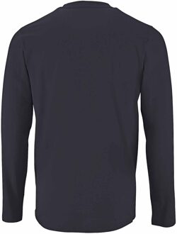 Sols Heren Keizerlijk T-Shirt met lange mouwen (Muisgrijs) - maat S Donkergrijs