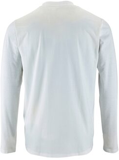 Sols Heren Keizerlijk T-Shirt met lange mouwen (Wit) - maat M