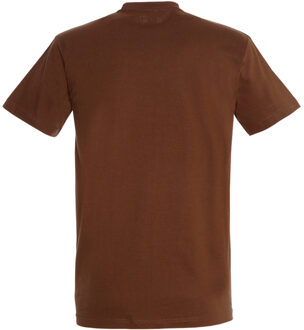 Sols Heren Keizerlijke Zwaargewicht T-Shirt met korte mouwen (Aarde) - maat 3XL Bruin