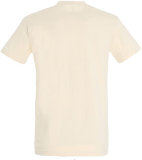 Sols Heren Keizerlijke Zwaargewicht T-Shirt met korte mouwen (Crème) - maat M