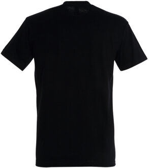 Sols Heren Keizerlijke Zwaargewicht T-Shirt met korte mouwen (Diep zwart) - maat 5XL