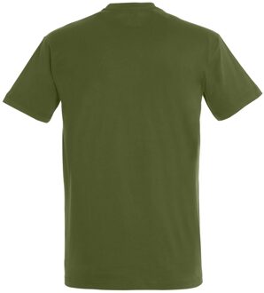 Sols Heren Keizerlijke Zwaargewicht T-Shirt met korte mouwen (Donkere Khaki) Kaki - 2XL