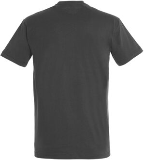 Sols Heren Keizerlijke Zwaargewicht T-Shirt met korte mouwen (Donkergrijs) - S