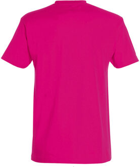 Sols Heren Keizerlijke Zwaargewicht T-Shirt met korte mouwen (Fuchsia) - maat L