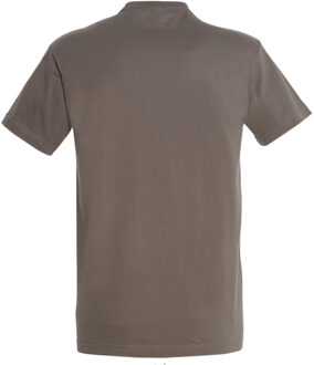 Sols Heren Keizerlijke Zwaargewicht T-Shirt met korte mouwen (Zink) Grijs