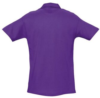 Sols Heren Lente II Korte Mouw Zwaarlijvig Poloshirt (Donkerpaars) Veelkleurig
