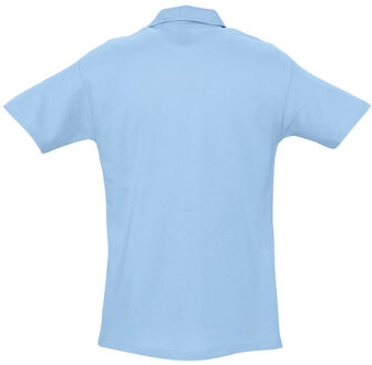 Sols Heren Lente II Korte Mouw Zwaarlijvig Poloshirt (Hemelsblauw) - maat 2XL