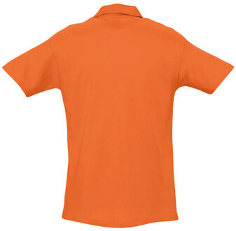 Sols Heren Lente II Korte Mouw Zwaarlijvig Poloshirt (Oranje) - S