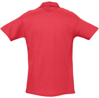Sols Heren Lente II Korte Mouw Zwaarlijvig Poloshirt (Rood) - 3XL