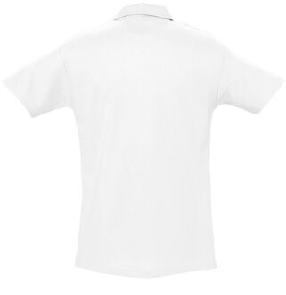 Sols Heren Lente II Korte Mouw Zwaarlijvig Poloshirt (Wit) - maat