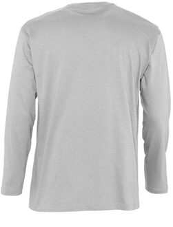 Sols Heren Monarch T-Shirt met lange mouwen (Grijze Mergel) Grijs - S