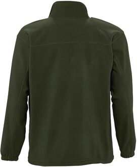 Sols Heren North Full Zip Outdoor Fleece Jacket (Leger) Veelkleurig
