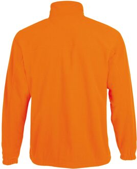 Sols Heren North Full Zip Outdoor Fleece Jacket (Oranje) - maat
