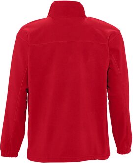 Sols Heren North Full Zip Outdoor Fleece Jacket (Rood) - maat