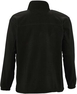 Sols Heren North Full Zip Outdoor Fleece Jacket (Zwart) - XL