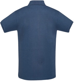 Sols Heren Perfect Pique Korte Mouw Poloshirt (Denim) - maat M Blauw