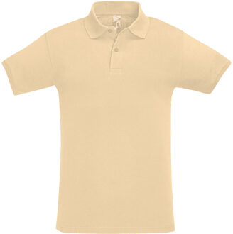 Sols Heren Perfect Pique Korte Mouw Poloshirt (Zand) - 3XL