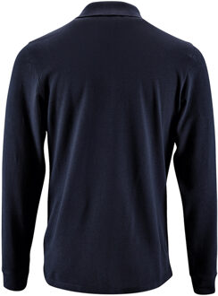 Sols Heren Perfecte Lange Mouw Pique Polo Shirt (Franse marine) - maat L Navy
