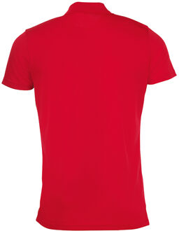 Sols Heren Performer korte mouw Pique Polo Shirt (Rood) - XL