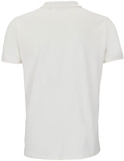 Sols Heren Planet Piqué Biologisch Poloshirt (Gebroken wit) - maat XL