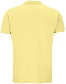 Sols Heren Planet Piqué Biologisch Poloshirt (Lichtgeel) - M
