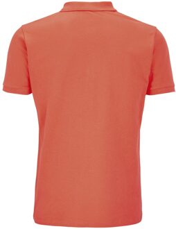 Sols Heren Planet Piqué Biologisch Poloshirt (Pop Oranje) - maat XL