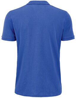 Sols Heren Planet Pique Organisch Poloshirt (Koningsblauw) - maat XL