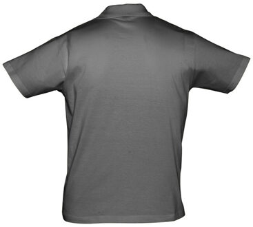 Sols Heren Prescott Jersey Poloshirt met korte mouwen (Donkergrijs) - L
