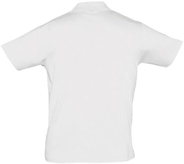 Sols Heren Prescott Jersey Poloshirt met korte mouwen (Wit) - 2XL