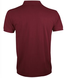 Sols Heren Prime Pique Poloshirt met korte mouwen (Bourgondië) - maat 5XL Bourgogne