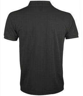 Sols Heren Prime Pique Poloshirt met korte mouwen (Donkergrijs) - maat L