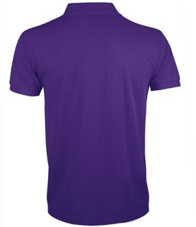 Sols Heren Prime Pique Poloshirt met korte mouwen (Donkerpaars) - 5XL