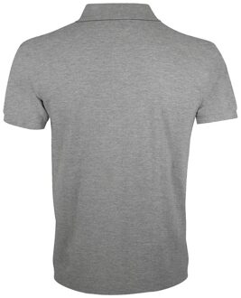 Sols Heren Prime Pique Poloshirt met korte mouwen (Grijze Mergel) - maat 5XL Grijs