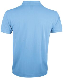 Sols Heren Prime Pique Poloshirt met korte mouwen (Hemelsblauw) - maat L
