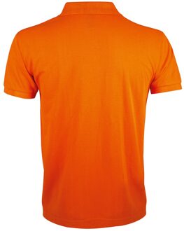 Sols Heren Prime Pique Poloshirt met korte mouwen (Oranje)