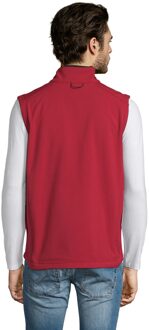 Sols Heren Rallye Soft Shell Bodywarmer Jacket (Rood) - maat