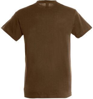 Sols Heren Regent T-Shirt met korte mouwen (Aarde) - maat XL Bruin