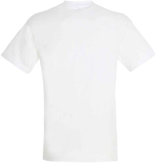 Sols Heren Regent T-Shirt met korte mouwen (Absoluut Wit) - maat